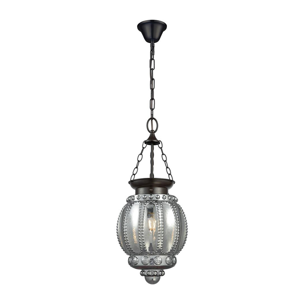 Chelsea Ceiling Lantern Grey Glass - 31341