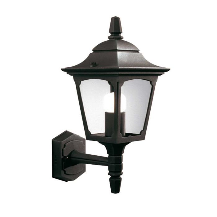 Chapel Mini Up Wall Lantern Black - CPM1-BLACK