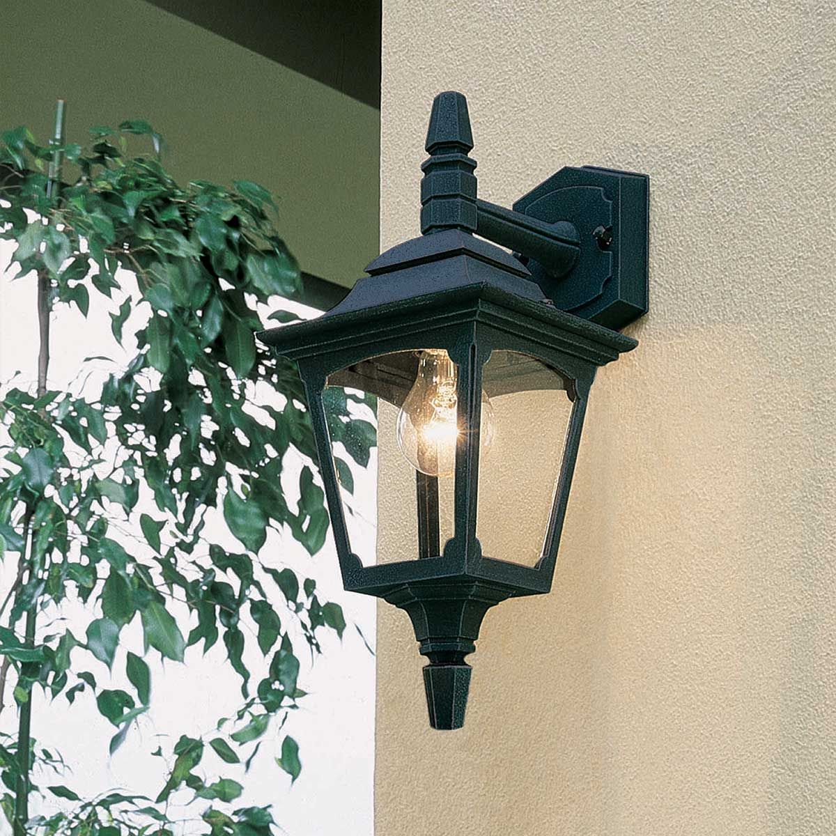 Chapel Mini Down Wall Lantern Black - CPM2-BLACK