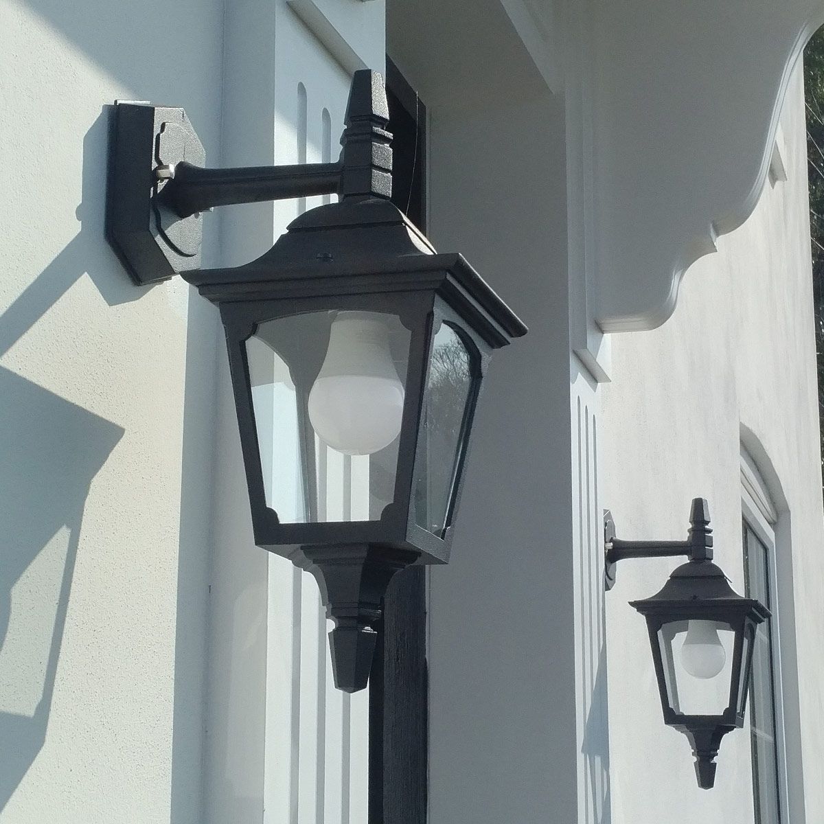 Chapel Mini Down Wall Lantern Black - CPM2-BLACK