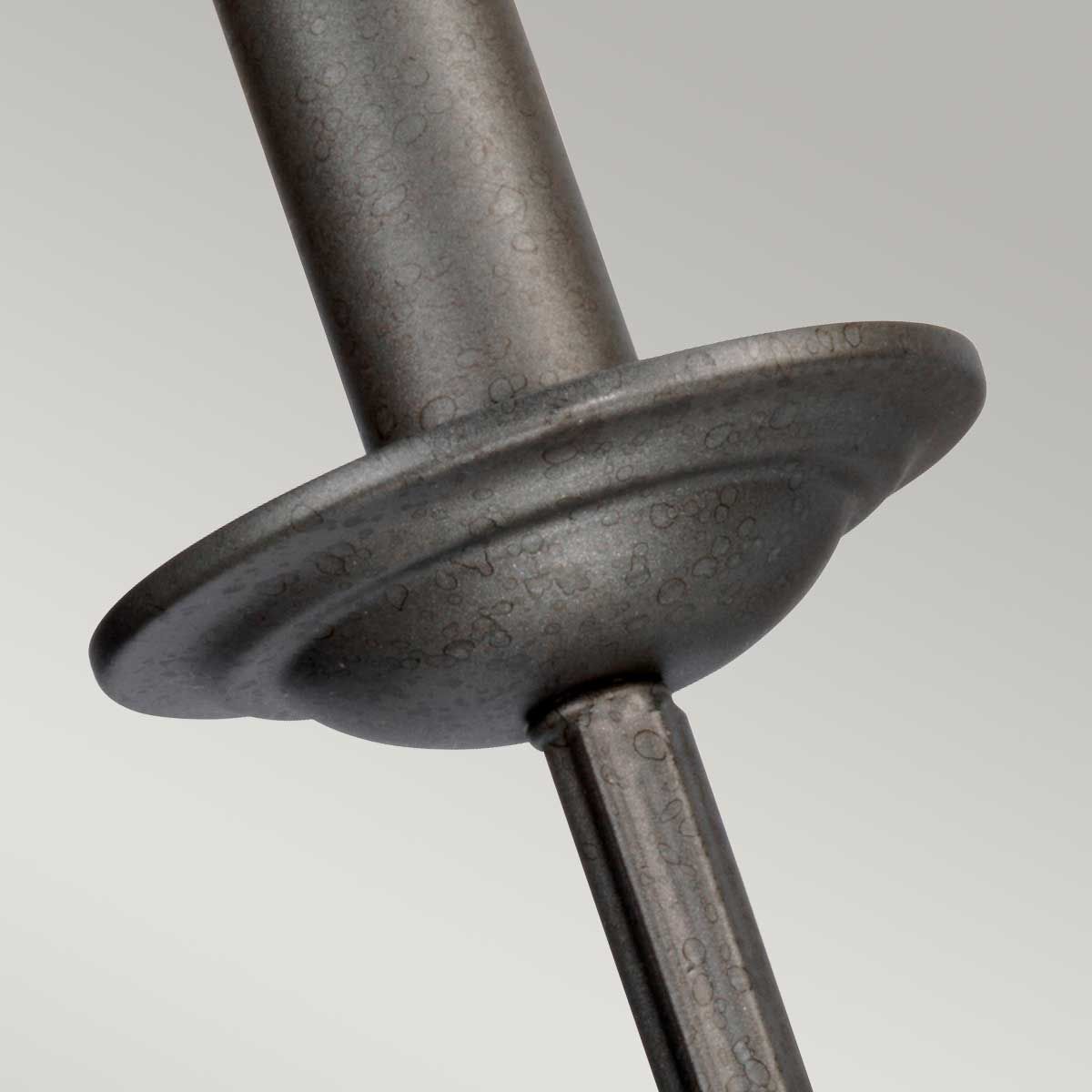 Crown 2 Light Wall Light Iron Gate - CROWN2