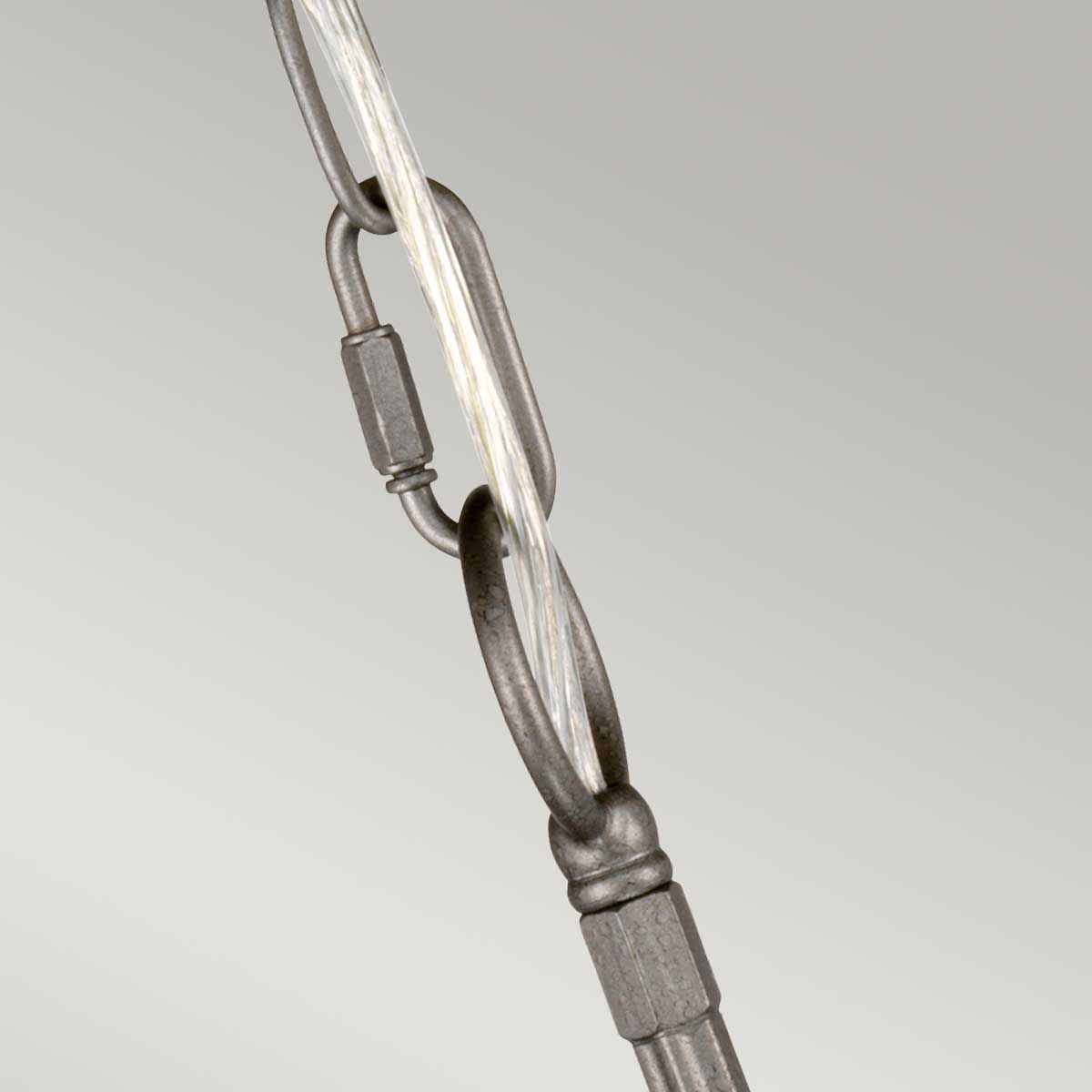 Crown 6 Light Pendant Iron Gate - CROWN6