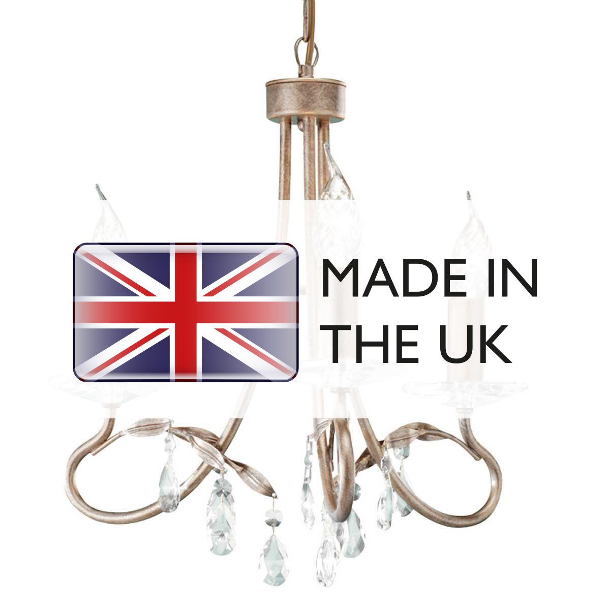 Christina 3 Light Pendant Silver & Gold Patina - CRT3-SILVER-GOLD