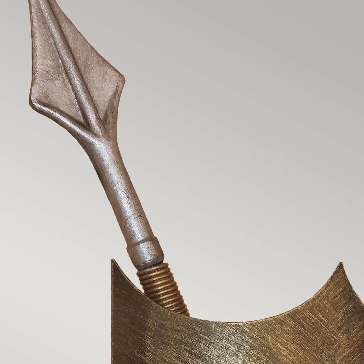 Crusader Steel 2 Light Wall Light Burnished Bronze - CRUSADER-W-L