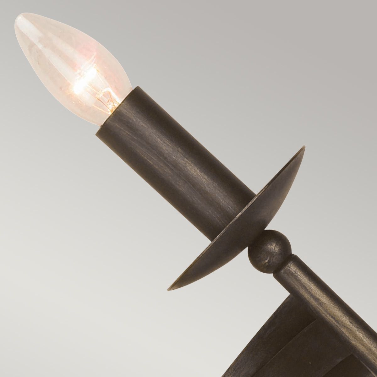 Cromwell Steel 2 Light Wall Light Old Bronze - CW2-OLD-BRZ