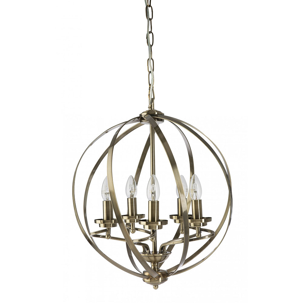 Buy Chandeliers Australia Fiorentino Lighting - REHZO 5 Light Chandelier Bronze