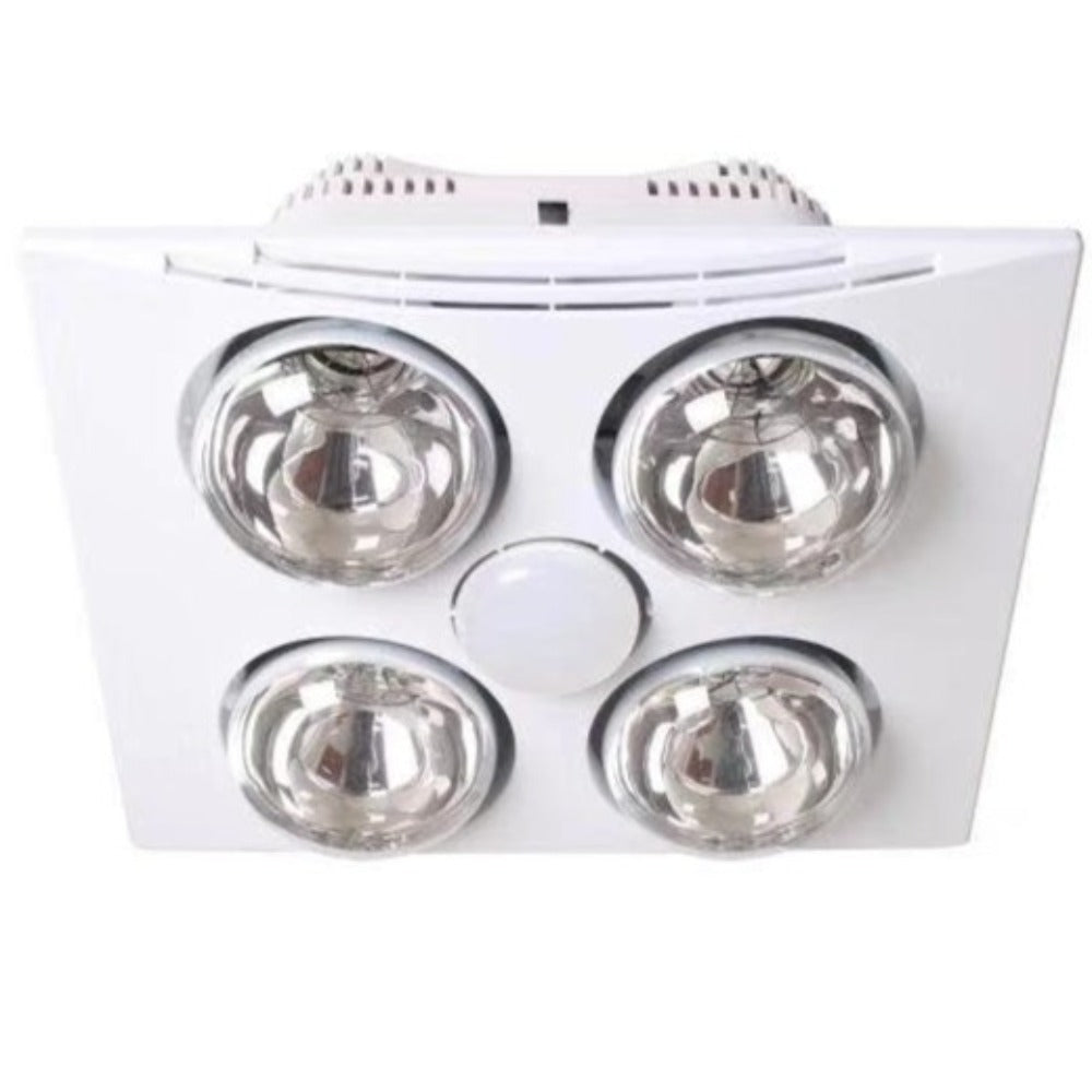 Buy 3 In 1 Bathroom Heaters Australia Bathroom 4 Heaters With LED light 275W White 3000K - SBH4
