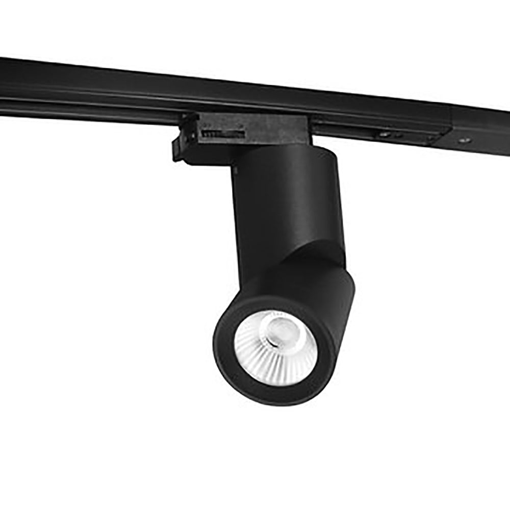 Buy Single Circuit Track Heads Australia Single Circuit Track Head 12W 36° Black Aluminum - TH17/SA BLK