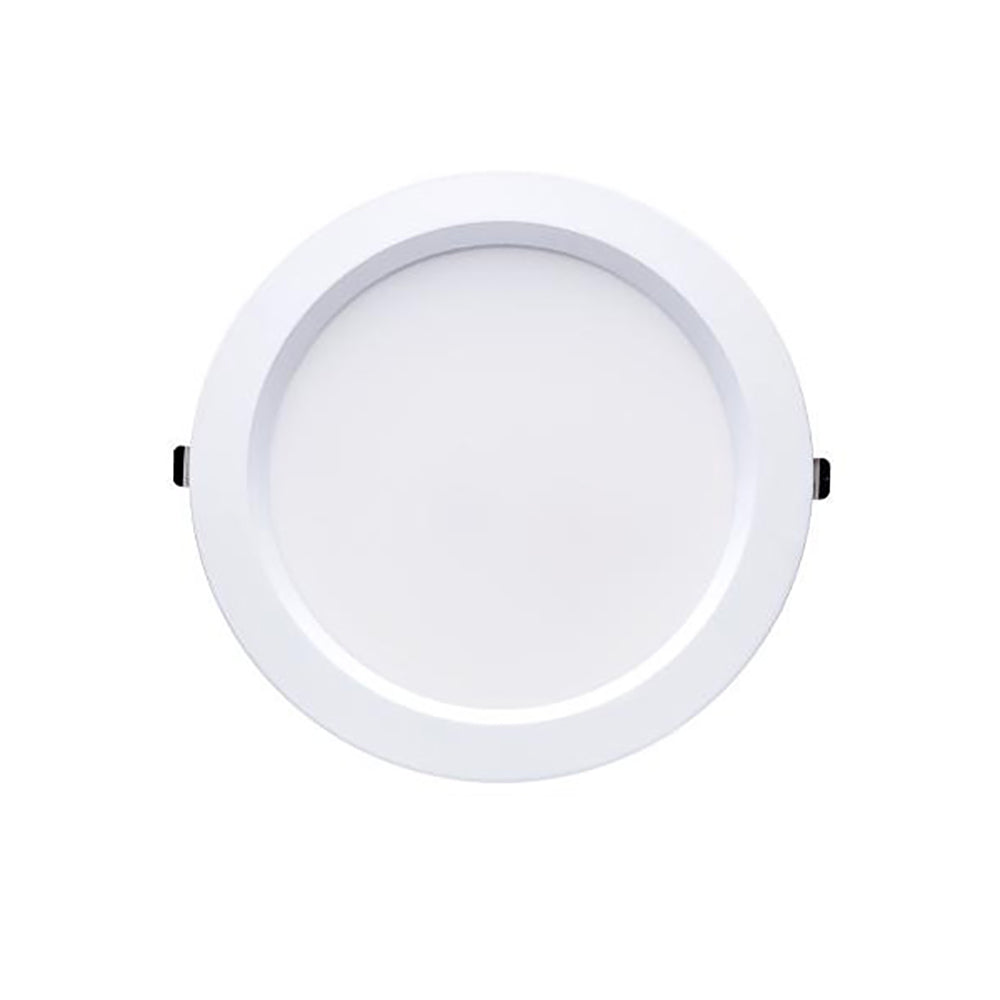 Buy Recessed Downlights Australia Round Recessed LED Downlight White Aluminium TRI Colour - DL5001/WH/CCT
