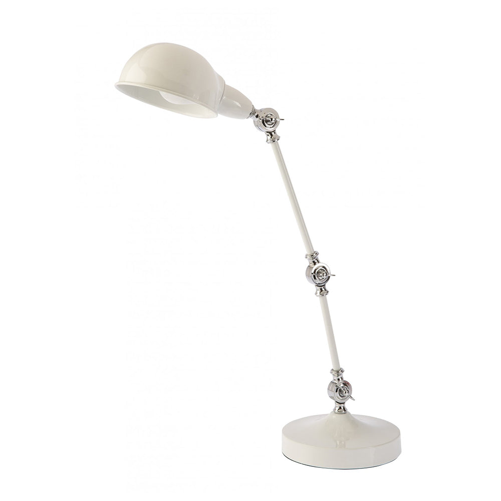 Buy Table Lamps Australia Fiorentino Lighting - KUBA 1 Light Table Lamp White