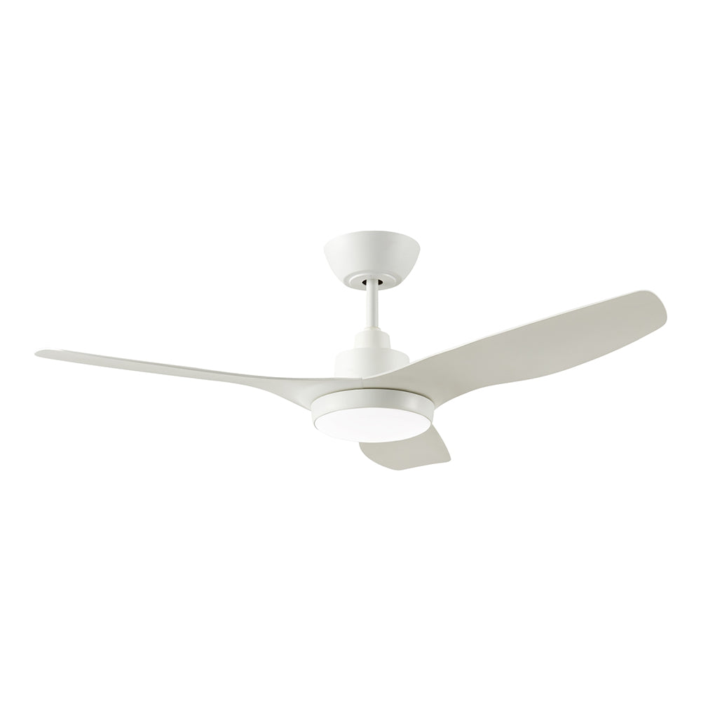 Buy DC Ceiling Fans Australia Skyfan DC Ceiling Fan 48" White with LED Light & Wall Control - DC31203WH-LWC