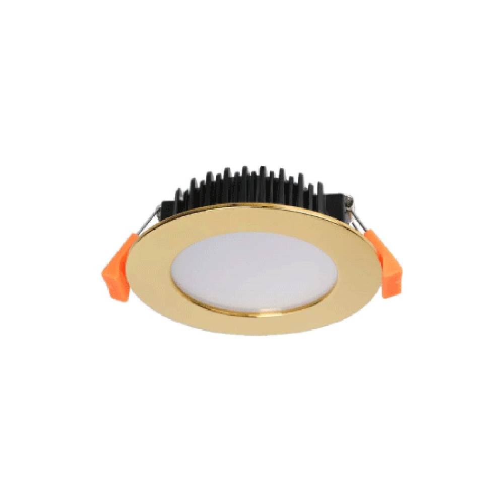 Buy Recessed LED Downlights Australia Recessed LED Downlight W108mm Gold Aluminium - DL1262/12W/GD/TC