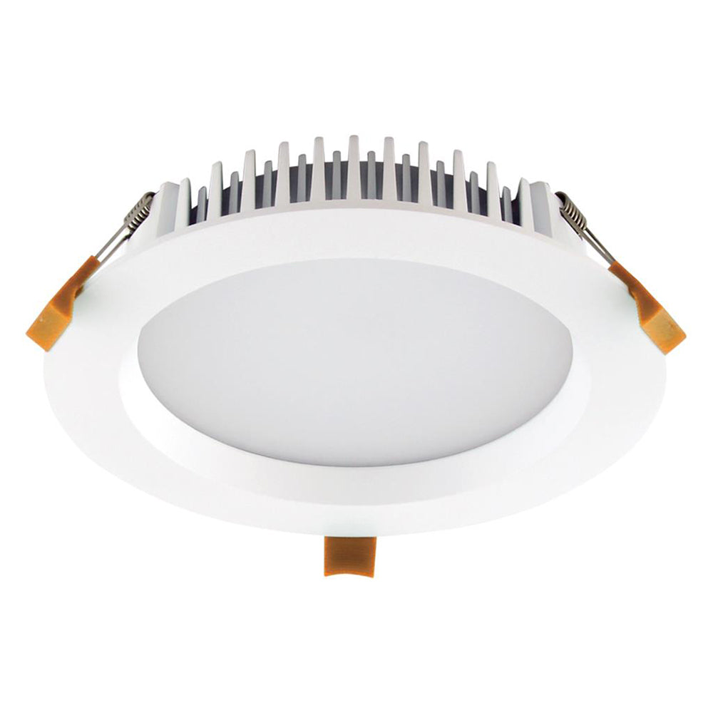 Buy Recessed Downlights Australia Deco Round Recessed Downlight 20W White Aluminium 3CCT - 20432