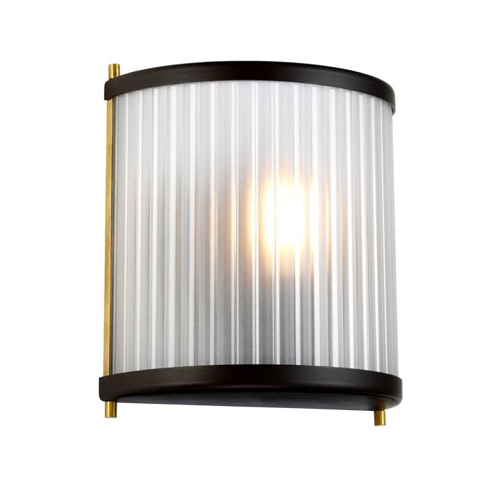 Corona Wall Light Museum Bronze Dark Brown Painted & Aged Brass - DL-CORONA1-BAB