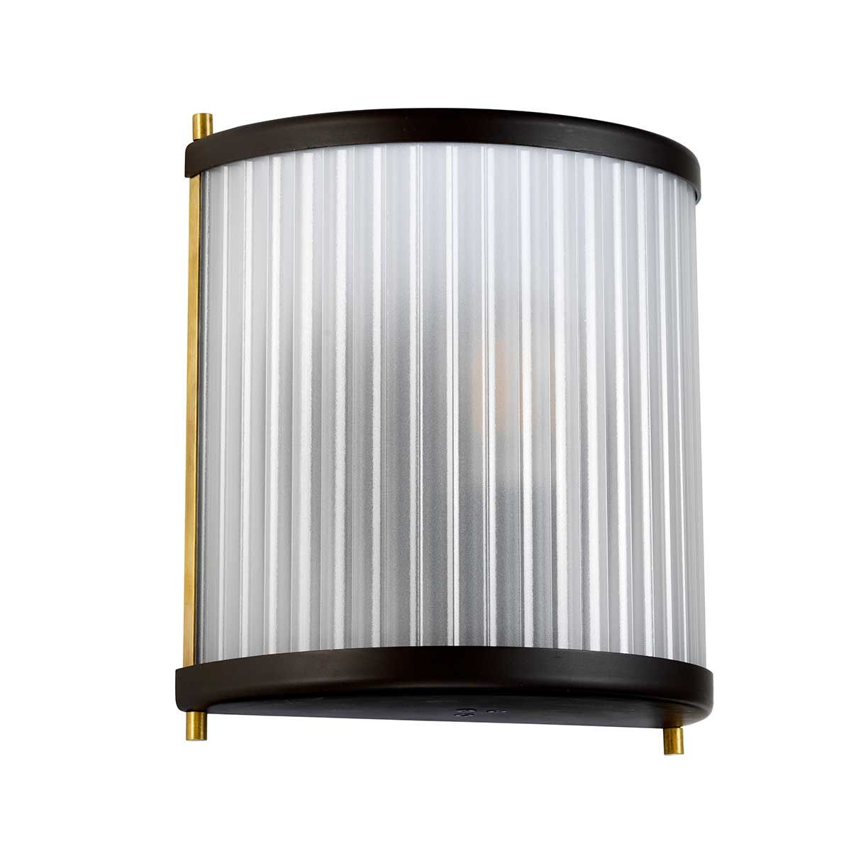 Corona Wall Light Museum Bronze Dark Brown Painted & Aged Brass - DL-CORONA1-BAB