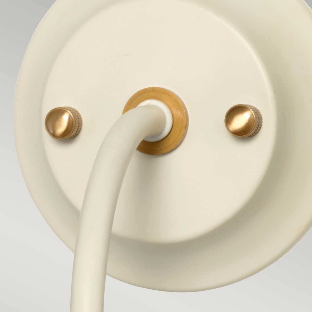 Cosmos Wall Light Cream Painted & Aged Brass - DL-COSMOS1