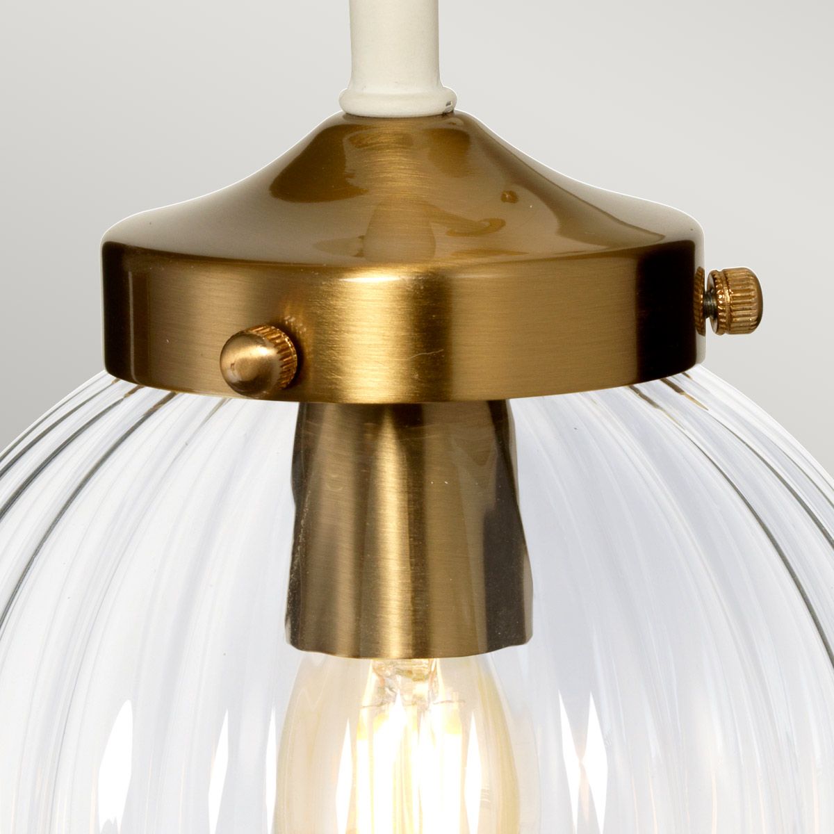 Cosmos Wall Light Cream Painted & Aged Brass - DL-COSMOS1