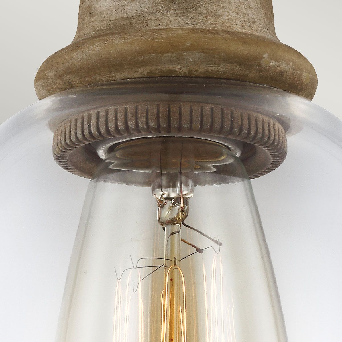 Matrimonio Pendant Light Driftwood & Dark Weathered Zinc - DL-MATRIMONIO1MP