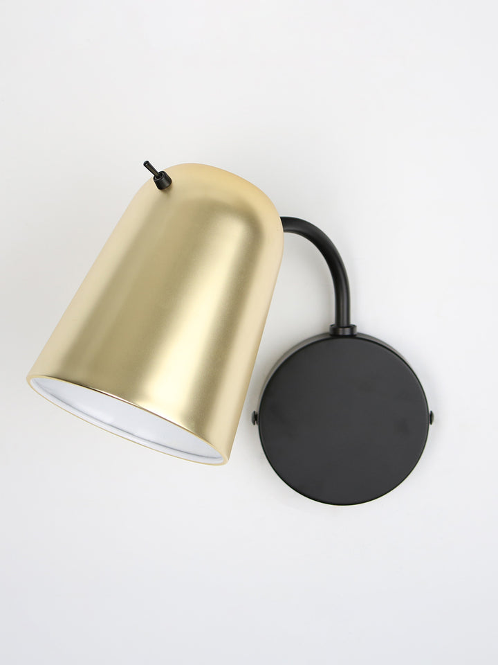 Dobi Wall Light Brass & Black - SE A/DOBI/BRASS/BLACK