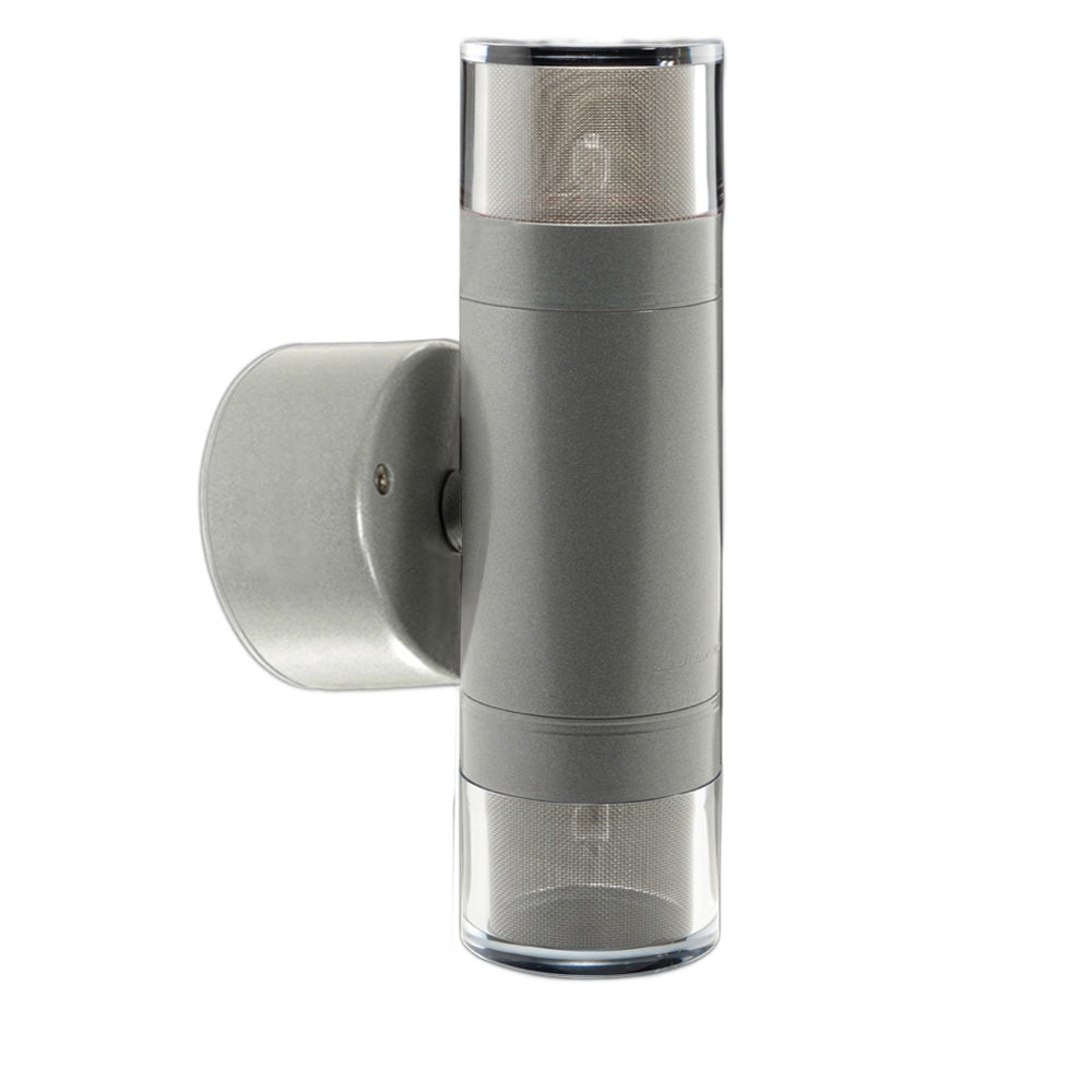 Pagoda Aluminium Up & Down Wall Light Silver Star - PGLPGL/R/STAR