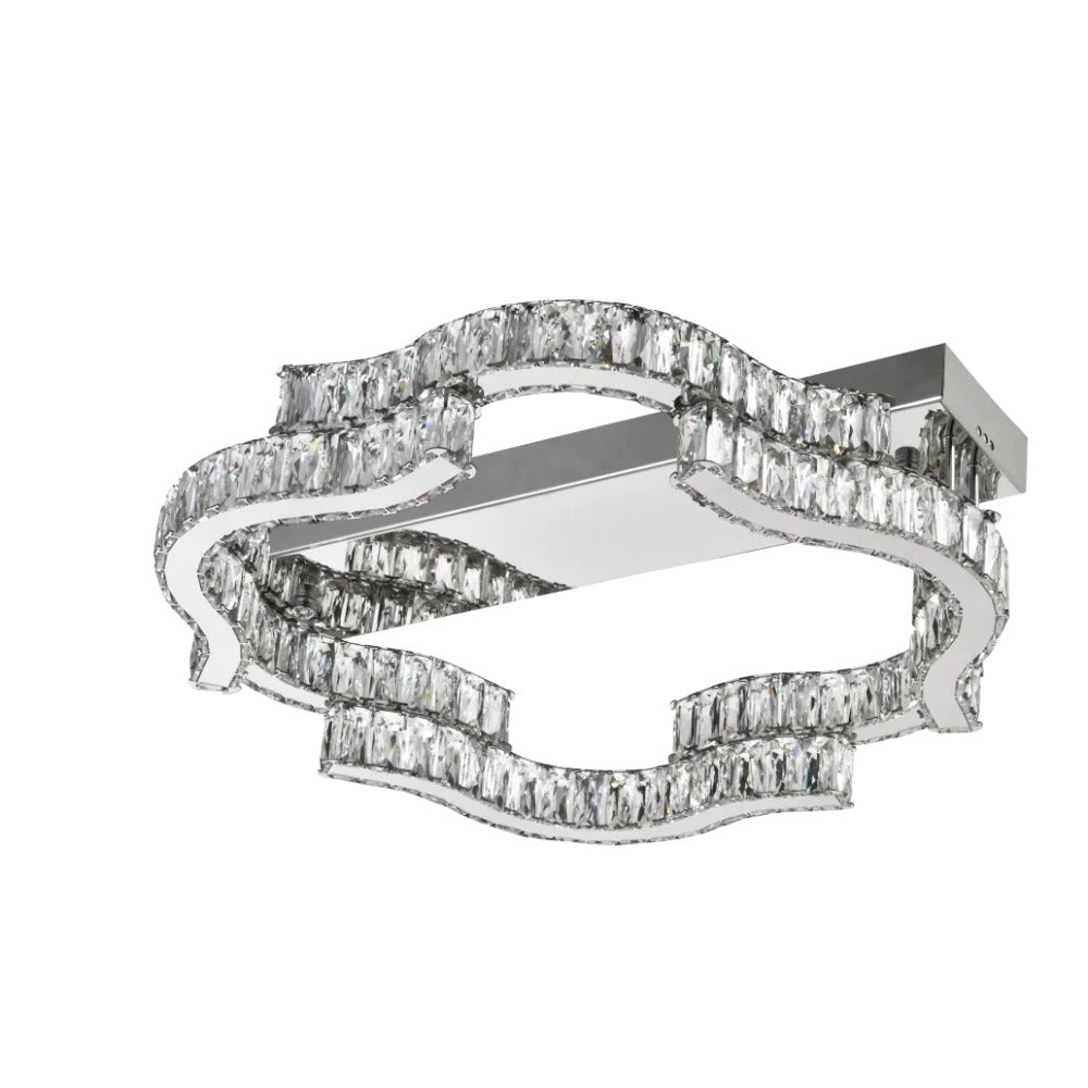 Buy Semi-Flush Mount Lights Australia JURA Semi-Flush Mount Light W500mm Chrome 3CCT - JURA CTC50-CH3C
