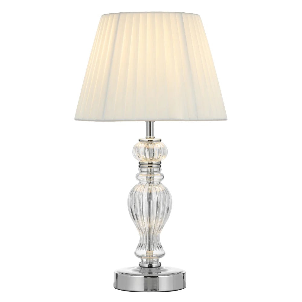 Buy Table Lamps Australia CADIZ Table Lamp Chrome White - CADIZ TL-CHWH
