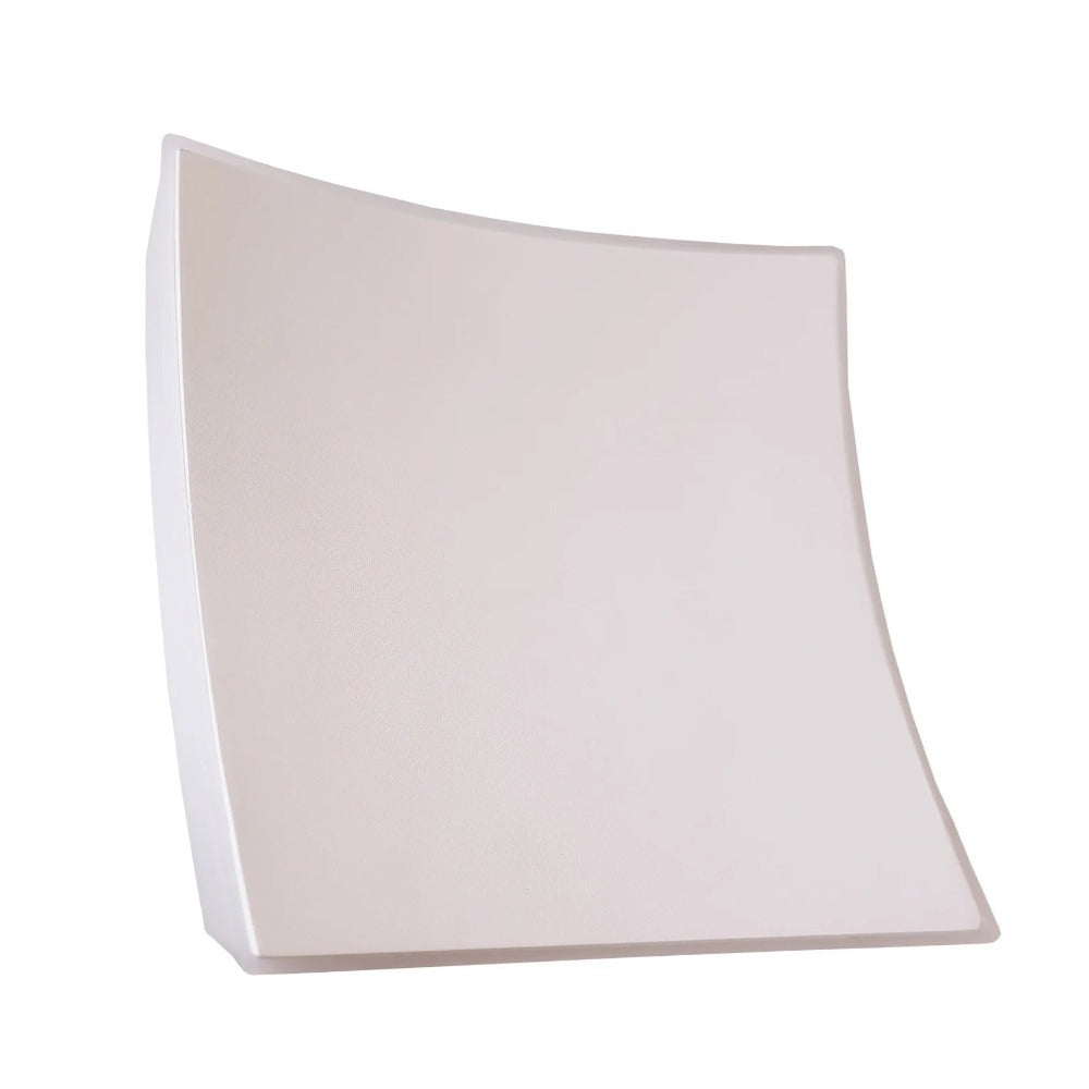 Buy Exterior Wall Lights Australia CRISTAL Square Exterior Wall Light White 3CCT - CRISTAL2