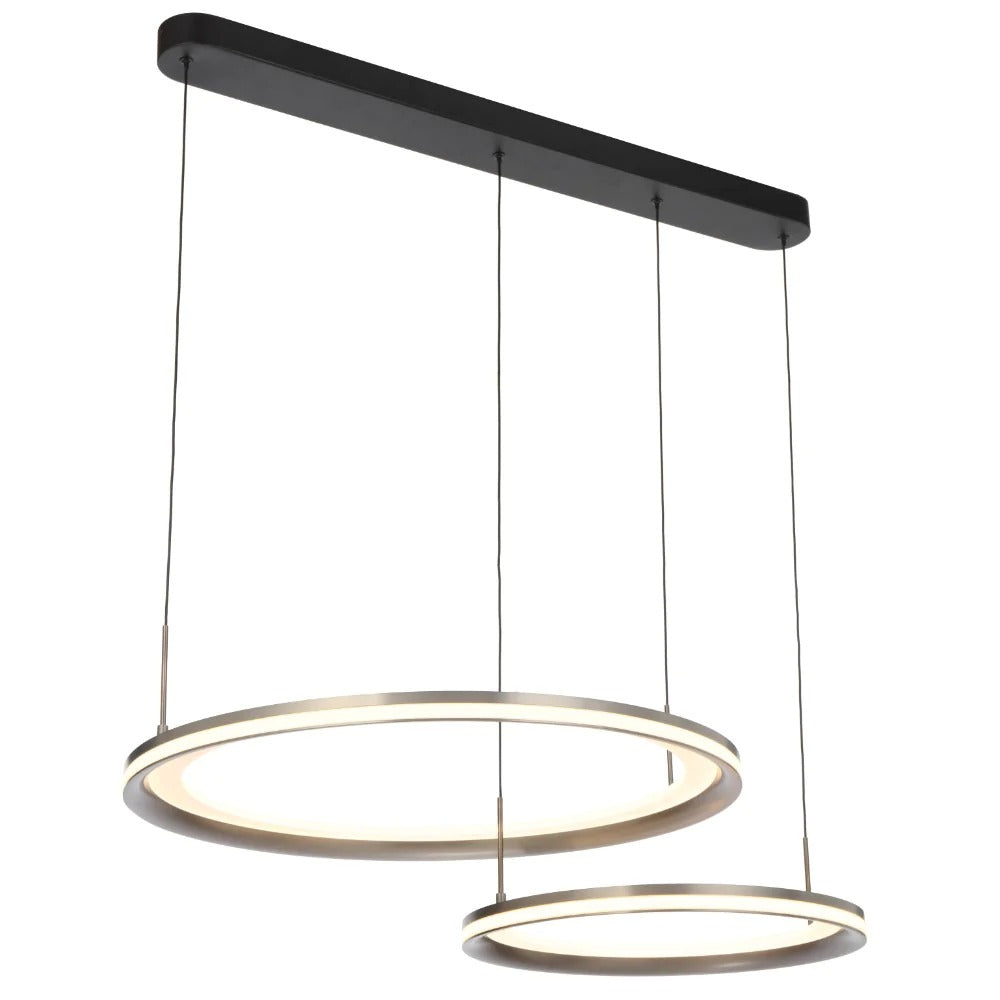 FULCRUM LED Pendant 2 Lights Grey 3000K - FULCRUM PE2-GY