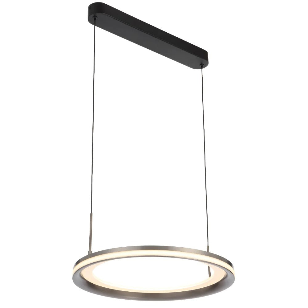 FULCRUM LED Pendant W400mm Grey 3000K - FULCRUM PE40-GY