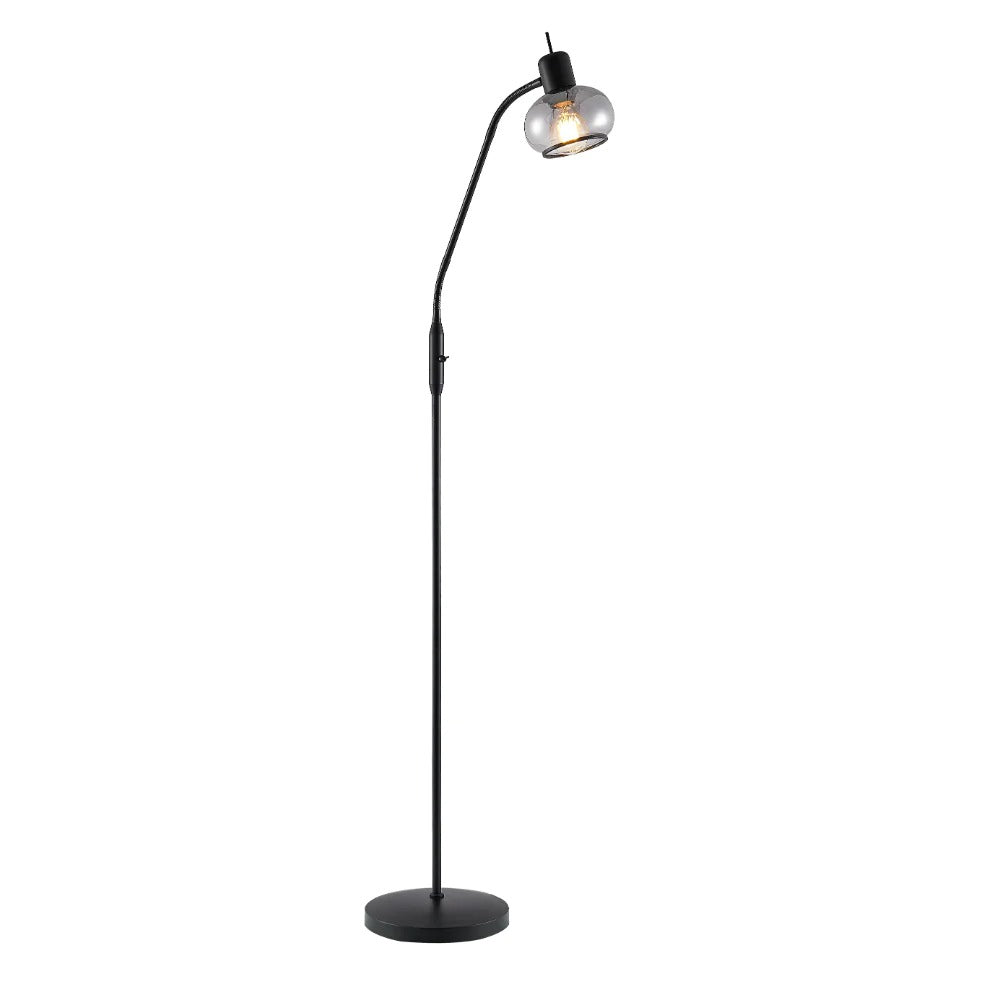 Buy Floor Lamps Australia MARBELL Floor Lamp Black Smoke - MARBELL FL-BKSM