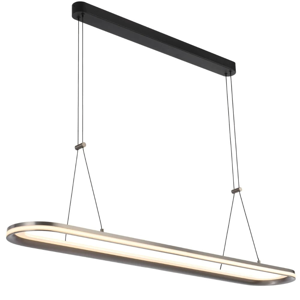 FULCRUM Rectangle LED Pendant Grey 3000K - FULCRUM PER-GY