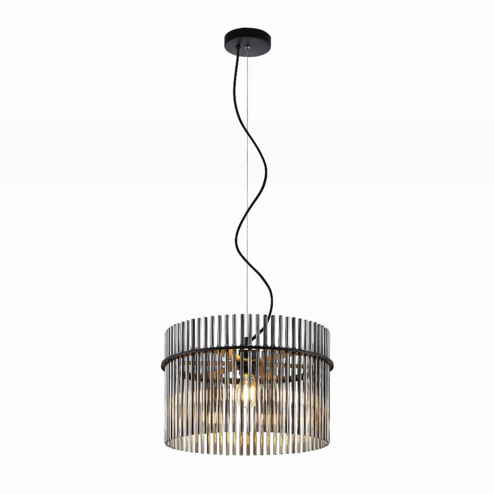 Buy Pendant Lights Australia QUILO Pendant Light Black Smoke - QUILO PE40-BKSM