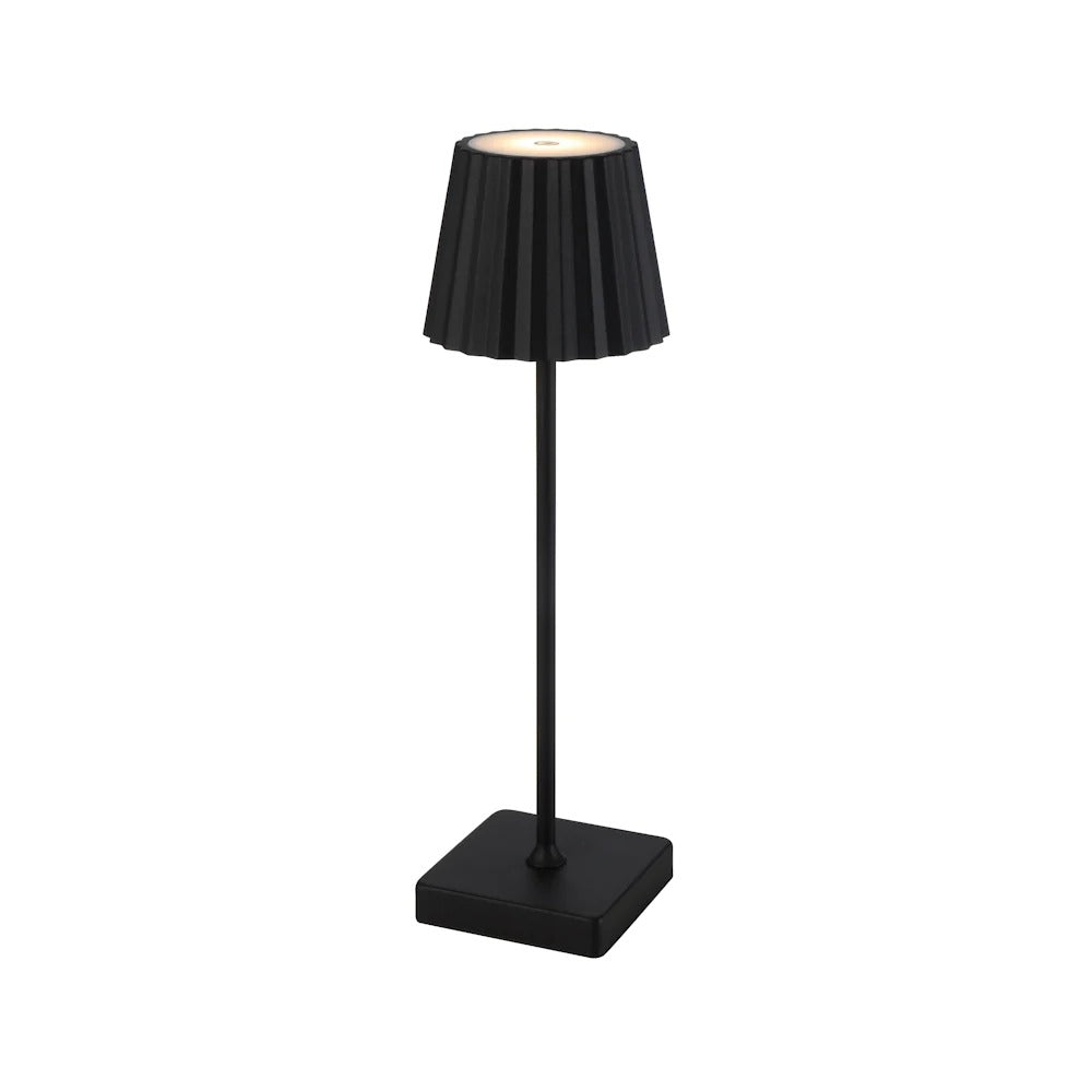 Buy Table Lamps Australia MINDY Rechargeable Table Lamp Black 3CCT - MINDY TL-BK