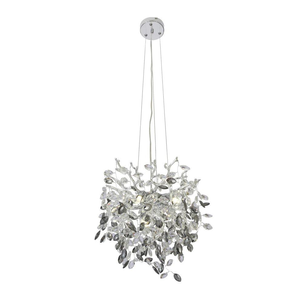 Buy Pendant Lights Australia MOLENA Pendant 6 Lights Chrome Smoke - MOLENA PE6-CH