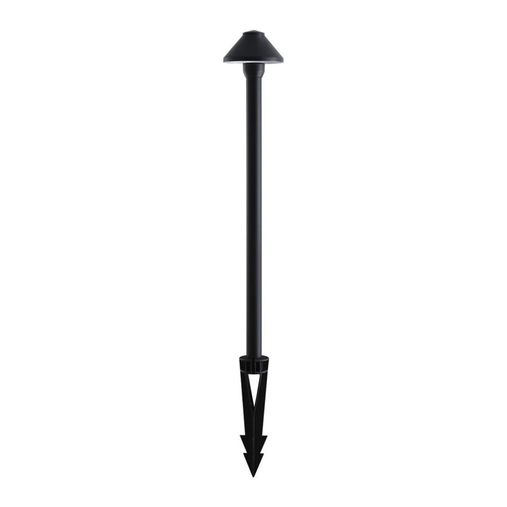 DUSK Spike Light 12V W84mm H457mm Black Solid Brass - 19108