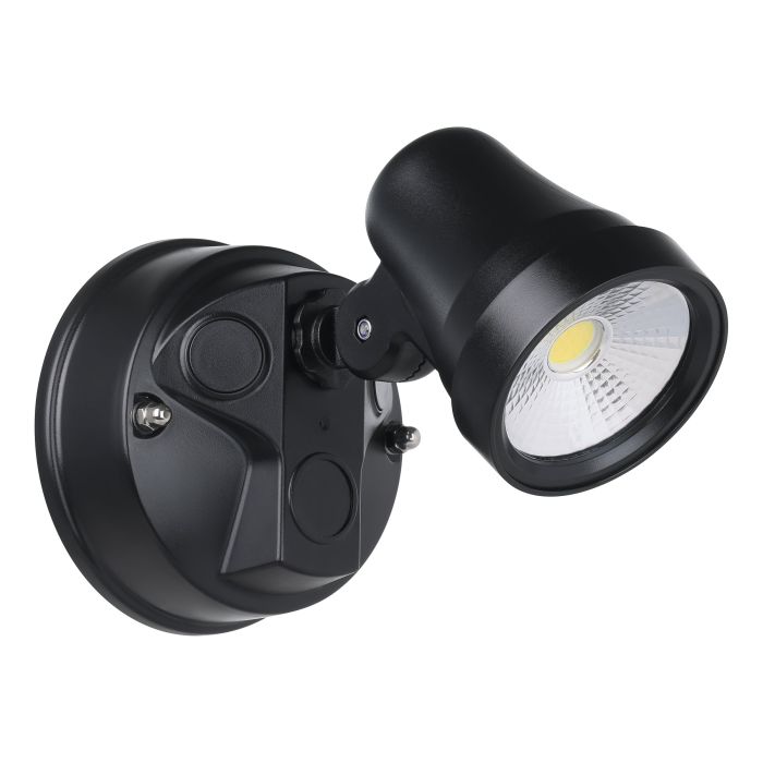 Coastguard LED Exterior Wall Light 15W Tri Colour Black - 206894
