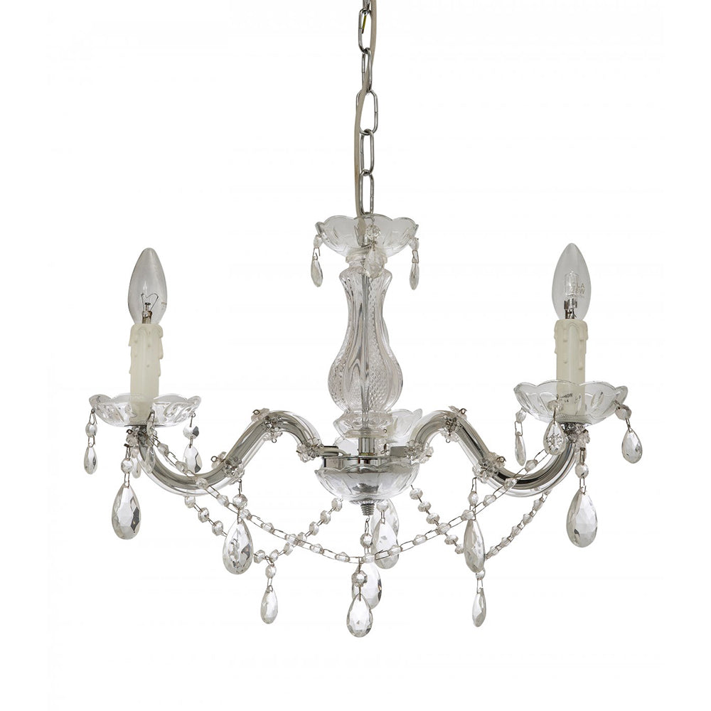 Buy Chandeliers Australia Fiorentino Lighting - MARTE 3 Light Chandelier Chrome
