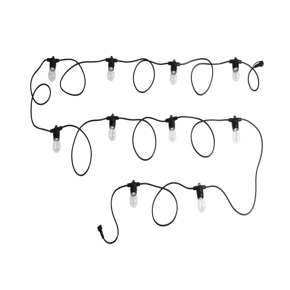 Buy Festoon Lights Australia Festoon 10 Lights 12V L8000mm Black Plastic RGB - 205974