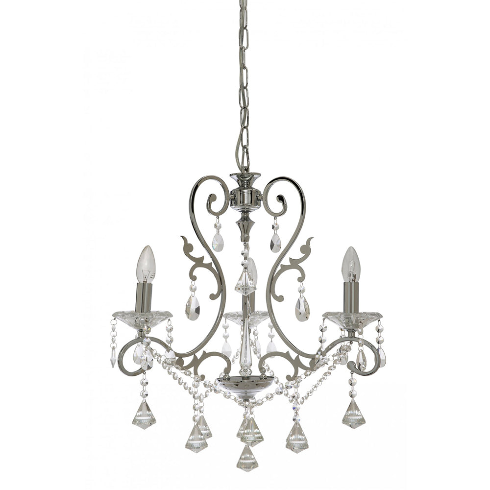 Buy Chandeliers Australia Fiorentino Lighting - BOEMIA 3 Light Crystal Pendant