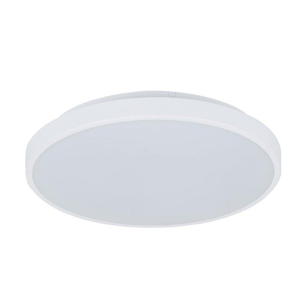 Buy LED Oyster Lights Australia Easy Round LED Oyster Light W400mm White Polycarbonate 3CCT - 20956