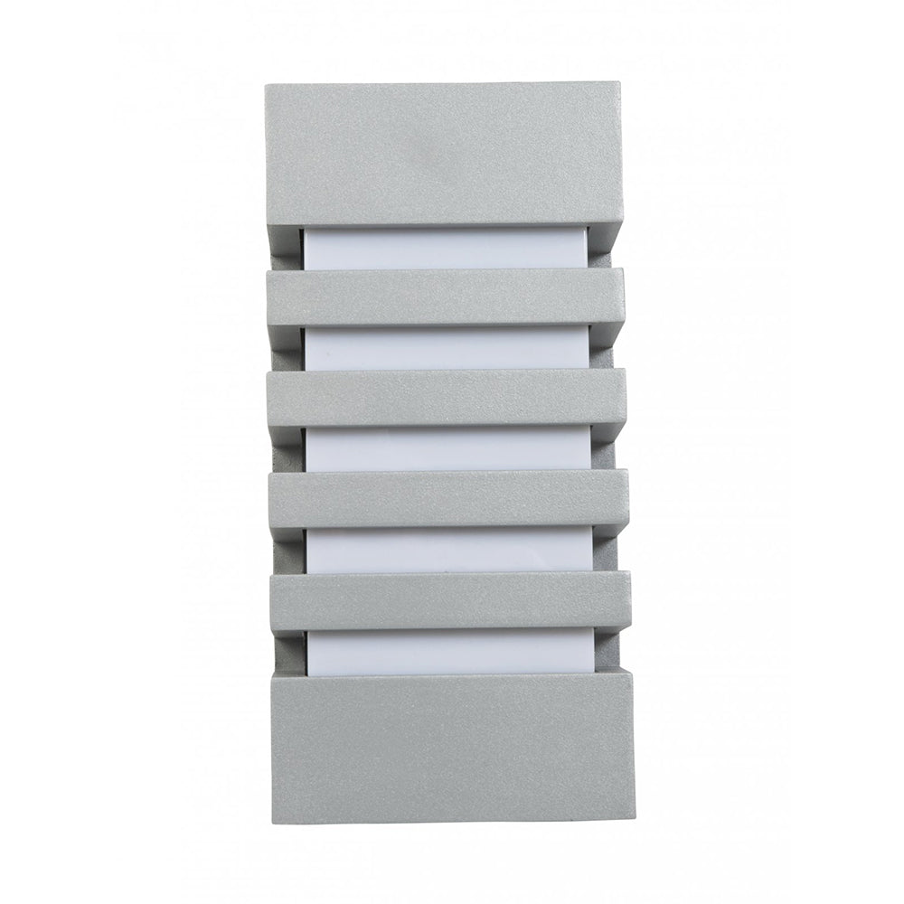 Buy Exterior Wall Lights Australia Fiorentino Lighting - SBARRA 1 Light Wall Light Silver