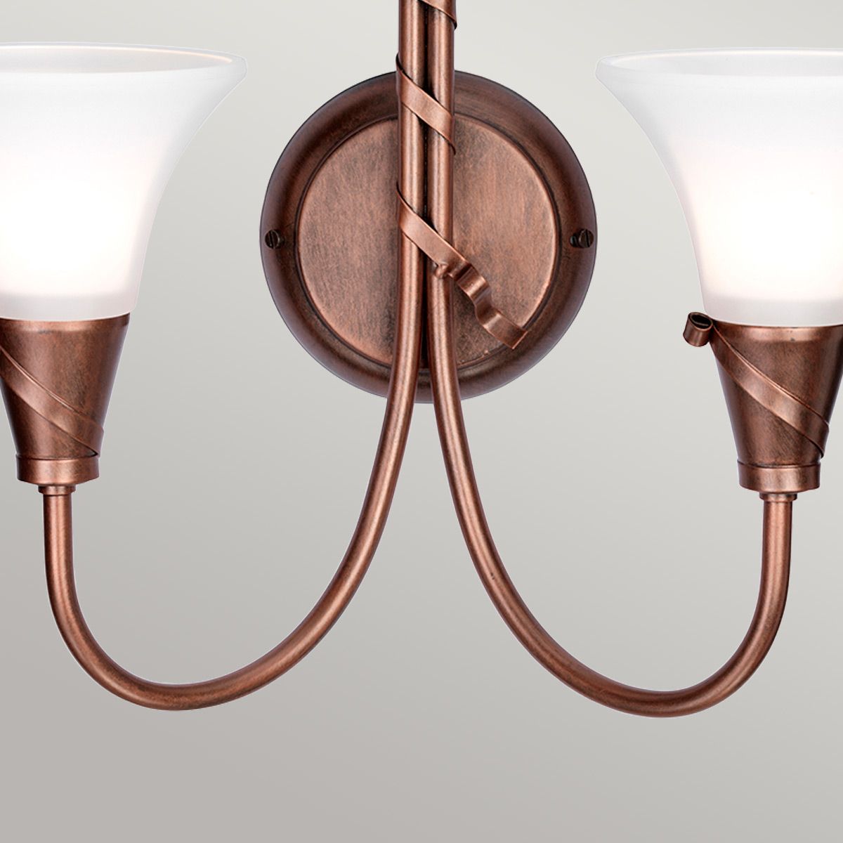 Emily 2 Light Wall Light Copper Patina - EM2-COPPER