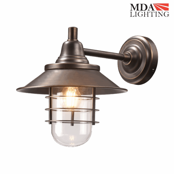 Epping Exterior Wall Light Weathered Bronze - MDAEPPBZ