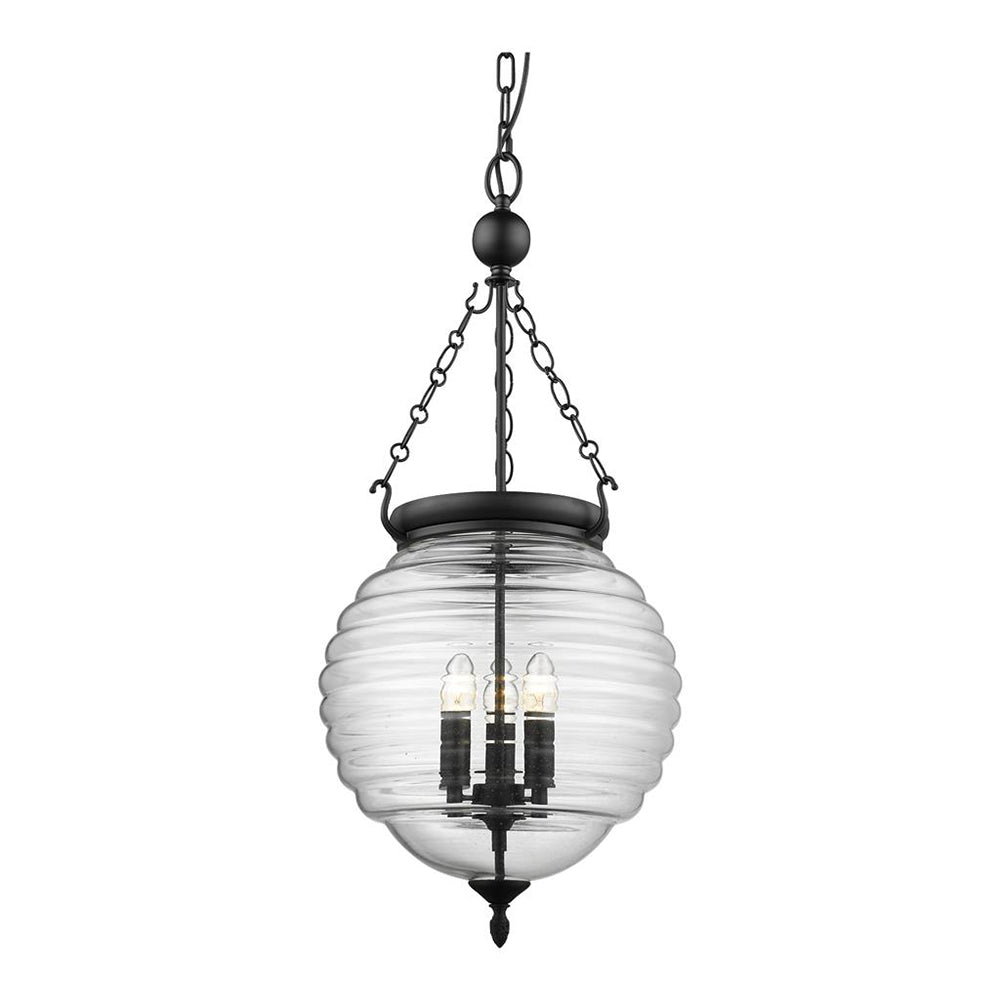 Erin Ceiling Lantern 3 Lights Clear Glass - 31321