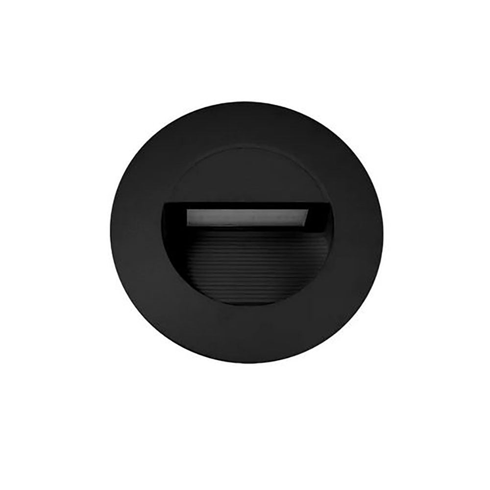 Buy Outdoor Step Lights Australia Circa Outdoor Step Light Black Aluminium 3000K - MLXC33M
