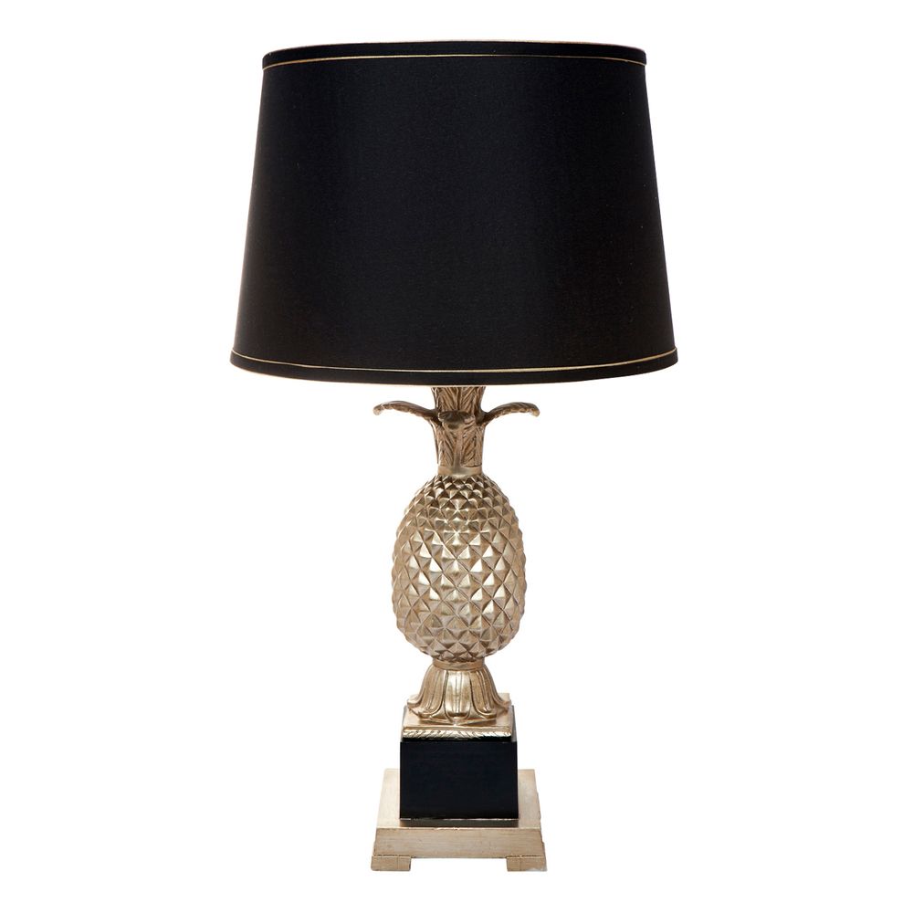 Harper Table Lamp Gold Base With Black Shade - 11934
