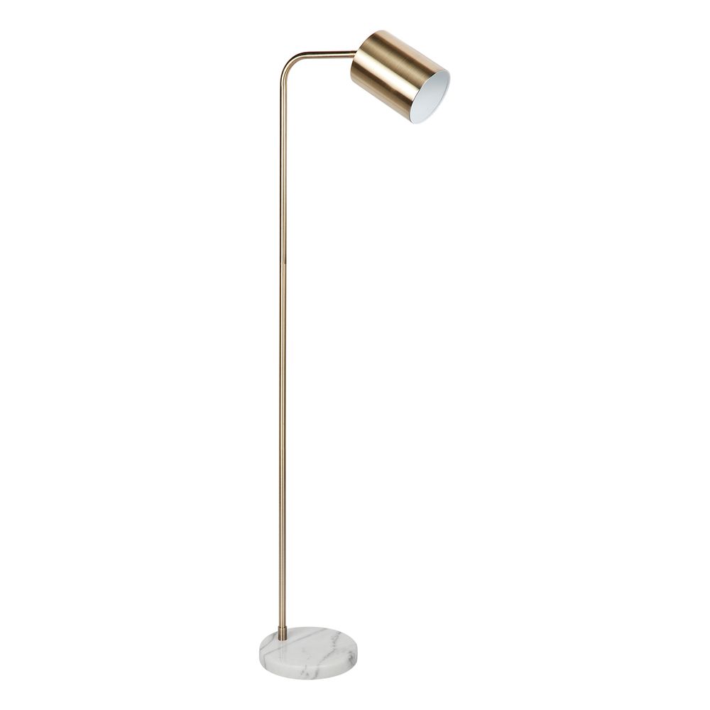 Snapper Floor Lamp Brushed Brass - 12095