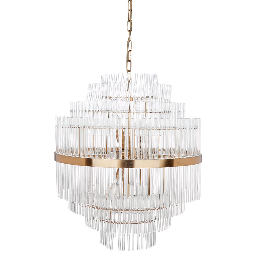 Lawrence Tall Pendant Light Polished Brass - 20673