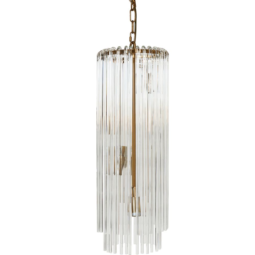 Zara Long Pendant Light Brass - 20678