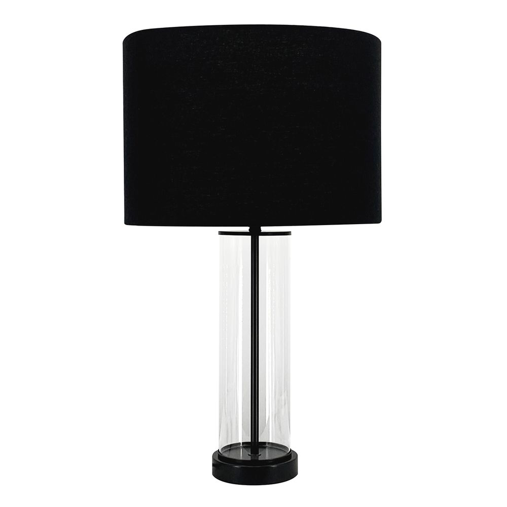 East Side Table Lamp Black Base With Black Shade - 12207